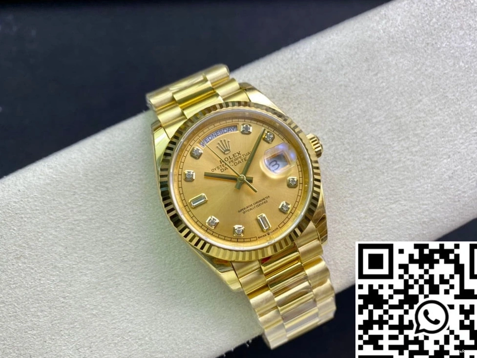 Rolex Gold Factory EW Champagne Yellow M128238-0008 Dial Day-Date 1116